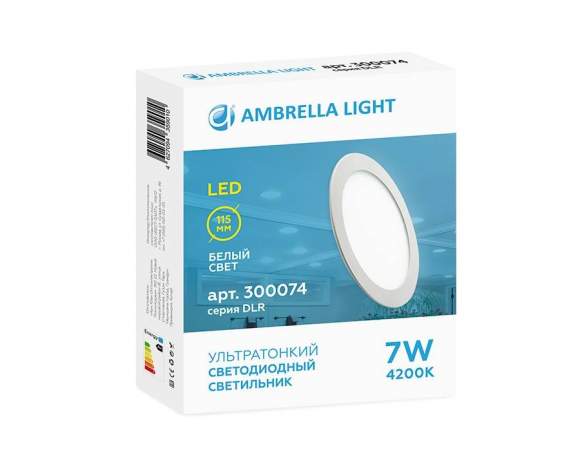 300074 Встраиваемый светодиодный светильник Ambrella light Downlight 300074 Встраиваемый светодиодный светильник Ambrella light Downlight
