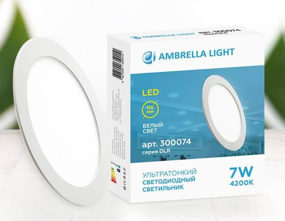 300074 Встраиваемый светодиодный светильник Ambrella light Downlight 300074 Встраиваемый светодиодный светильник Ambrella light Downlight