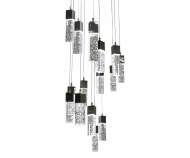 Подвесная светодиодная люстра Kink Light Аква 17668 08510-15А,02(4000K)