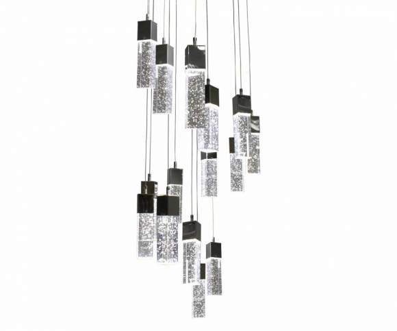 Подвесная светодиодная люстра Kink Light Аква 17668 08510-15А,02(4000K)
