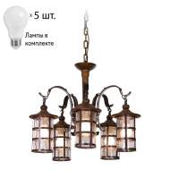 Люстра с лампочками Velante 588-703-05+Lamps