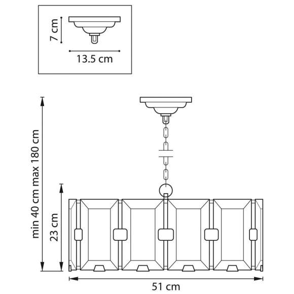 Подвесная люстра Novara Lightstar 713267 Подвесная люстра Novara Lightstar 713267