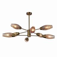 Люстра на штанге Escada 10165/8PL E14*60W Copper
