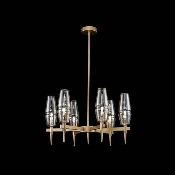 Люстра на штанге Maytoni Lita H002PL-06G Люстра на штанге Maytoni Lita H002PL-06G