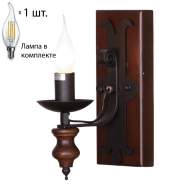 Бра с лампочкой Velante 586-721-01+Lamps E14 Свеча