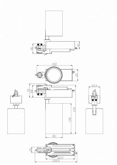 Трехфазный LED светильник 30W 4000К для трека Эра SТR-30-36-40K-B30 (Б0049766) Трехфазный LED светильник 30W 4000К для трека Эра SТR-30-36-40K-B30 (Б0049766)