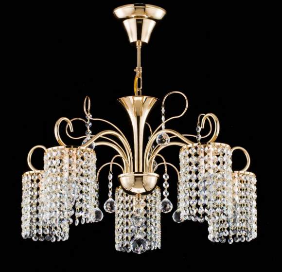 FR1127-PL-05-G Подвесная люстра Freya Leona (FR127-05-G)