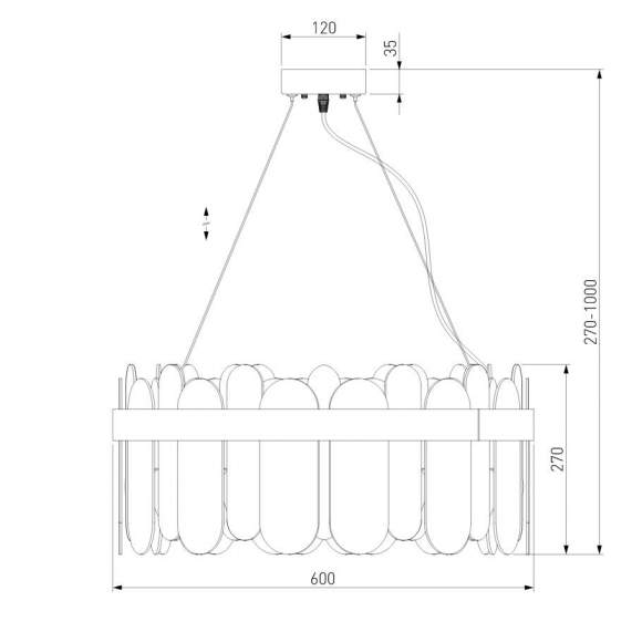 Подвесная люстра Conte Bogate's 333/8 (a052687) Подвесная люстра Conte Bogate's 333/8 (a052687)