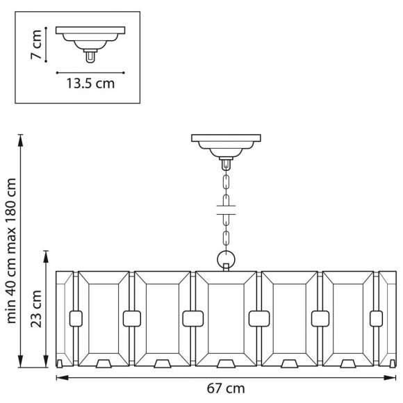 Подвесная люстра Novara Lightstar 713287 Подвесная люстра Novara Lightstar 713287