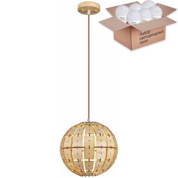 Подвесной светильник с лампочкой Velante 550-716-01+Lamps E27 P45 Подвесной светильник с лампочкой Velante 550-716-01+Lamps E27 P45