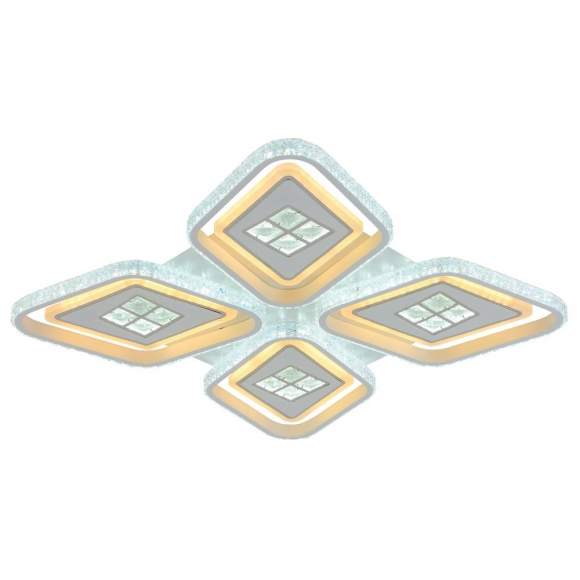 Светодиодная диммируемая люстра с ПДУ Profit Light 8054/4 WHT 216W