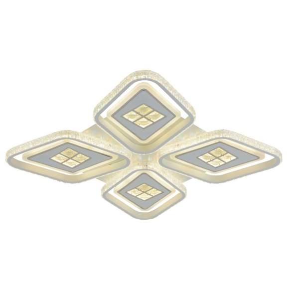 Светодиодная диммируемая люстра с ПДУ Profit Light 8054/4 WHT 216W