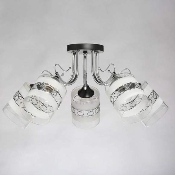 Потолочная люстра DeMarkt Олимпия с поддержкой Алиса 106010705-A Потолочная люстра DeMarkt Олимпия с поддержкой Алиса 106010705-A