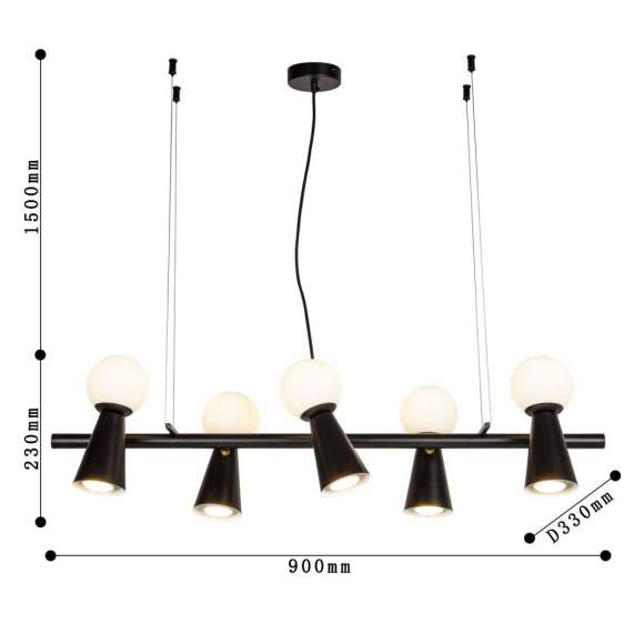 Подвесная люстра Gnomes Favourite 4095-5P