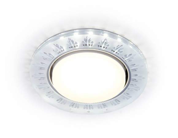 Встраиваемый светильник с LED подсветкой Ambrella light GX53 spot G222