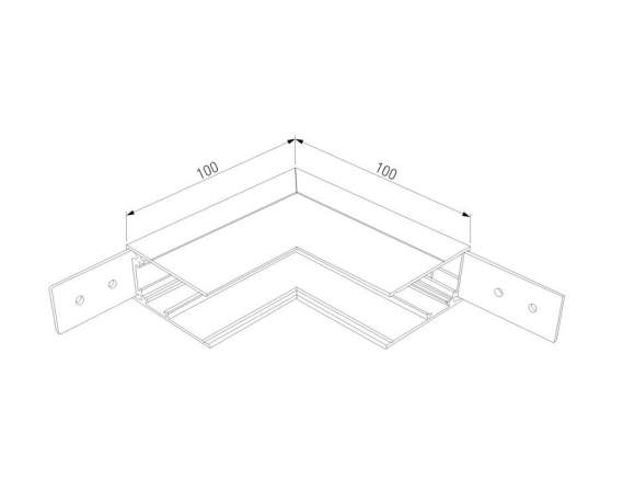Угловой внутренний коннектор для магнитного шинопровода Slim Magnetic Elektrostandard 85091/00 (a057206) Угловой внутренний коннектор для магнитного шинопровода Slim Magnetic Elektrostandard 85091/00 (a057206)