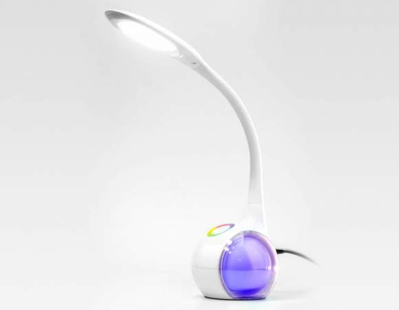 Светодиодная настольная лампа с RGB подсветкой Ambrella light Desk DE532