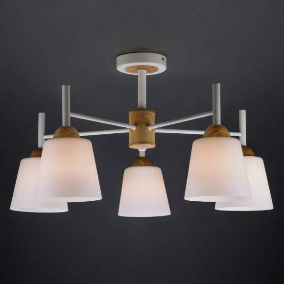 70085/5 белый Потолочная люстра ЕВРОСВЕТ Fresco