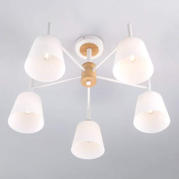 70085/5 белый Потолочная люстра ЕВРОСВЕТ Fresco