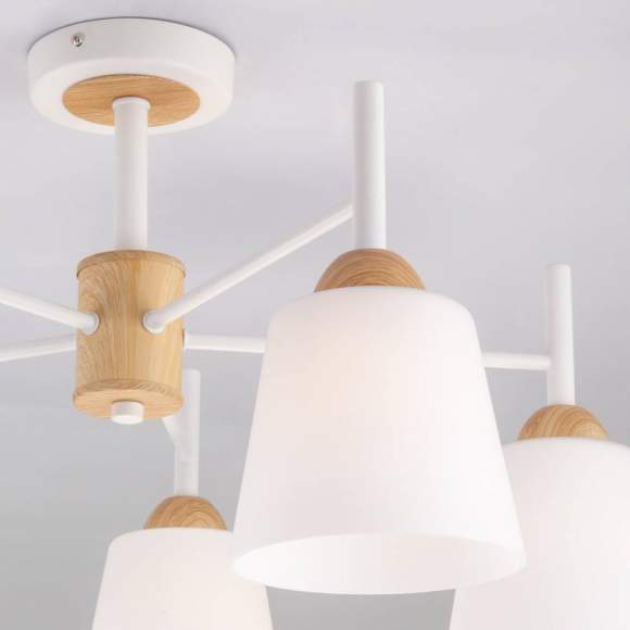 70085/5 белый Потолочная люстра ЕВРОСВЕТ Fresco