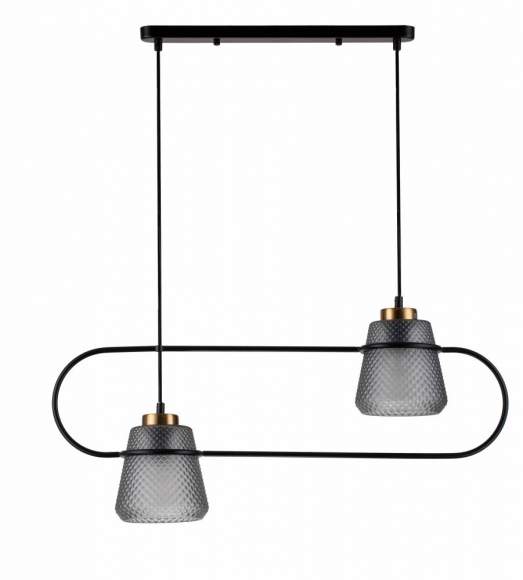 Подвесной светильник Astratto Indigo 11016/2P Black Подвесной светильник Astratto Indigo 11016/2P Black