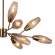 Люстра на штанге Escada 10165/12PL E14*60W Copper