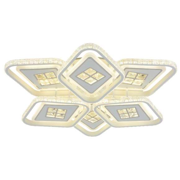 Светодиодная диммируемая люстра с ПДУ Profit Light 8054/3+3 WHT 324W Светодиодная диммируемая люстра с ПДУ Profit Light 8054/3+3 WHT 324W