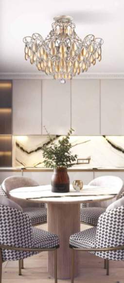 Потолочная люстра Freya Chabrol FR2302-CL-04-WG Потолочная люстра Freya Chabrol FR2302-CL-04-WG