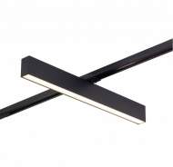 Однофазный LED светильник 20W 3000К для трека Denkirs DK6630-BK Однофазный LED светильник 20W 3000К для трека Denkirs DK6630-BK