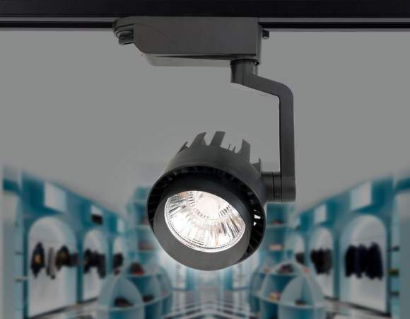 Однофазный LED светильник 10W 4200К для трека Ambrella light Track System GL6107 BK Однофазный LED светильник 10W 4200К для трека Ambrella light Track System GL6107 BK