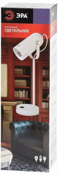 Настольная лампа Эра N-117-Е27-40W-W (Б0047192)