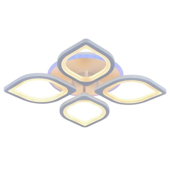 Светодиодная люстра с ПДУ Profit Light 8069/4 WHT 80W+8W RGB Светодиодная люстра с ПДУ Profit Light 8069/4 WHT 80W+8W RGB