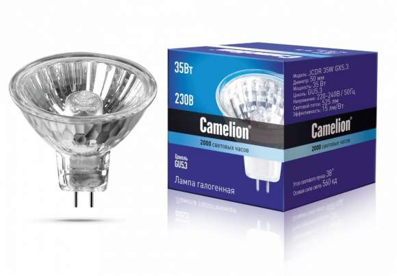 Галогенная лампа GU5.3 35W JCDR Camelion JCDR 35W GX5.3 (1952)