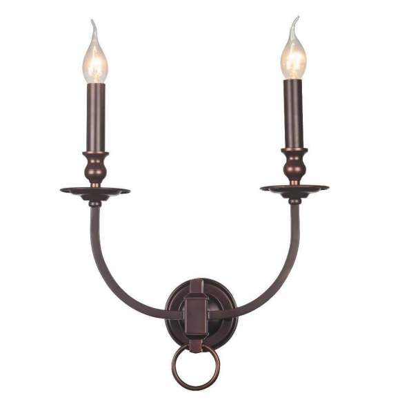 Бра Crystal Lux с лампочками Suerte Brown AP2+Lamps E14 Свеча Бра Crystal Lux с лампочками Suerte Brown AP2+Lamps E14 Свеча