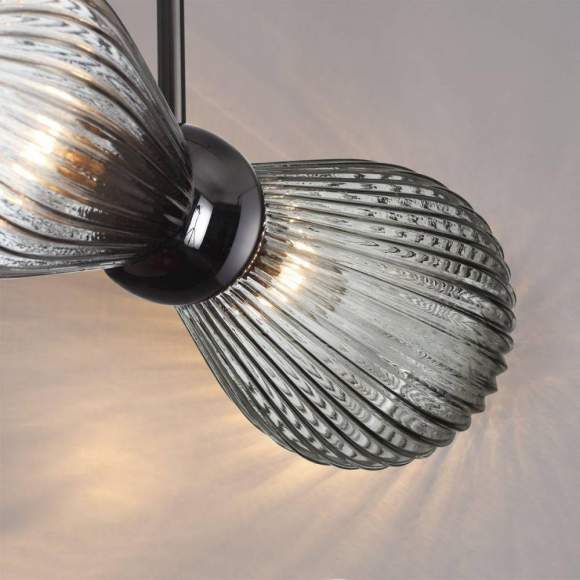 Подвесной светильник Odeon Elica с лампочками 5417/2+Lamps E14 Свеча