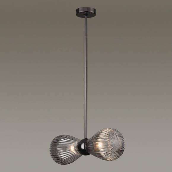 Подвесной светильник Odeon Elica с лампочками 5417/2+Lamps E14 Свеча