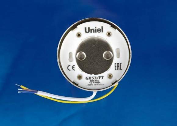 Потолочный светильник, набора из 10шт Uniel GX53/FT NICKEL 10 PROM (UL-00004148)