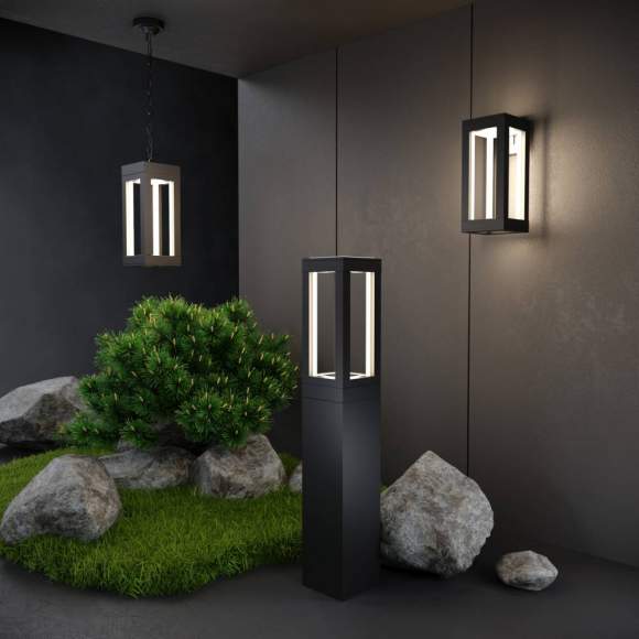 Уличный светодиодный светильник Elektrostandard Frame IP54 1527 TECHNO LED черный (a051855)