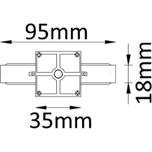 Соединитель прямой для однофазного шинопровода CLT 0.211 Crystal Lux (CLT 0.211 01 WH) Соединитель прямой для однофазного шинопровода CLT 0.211 Crystal Lux (CLT 0.211 01 WH)