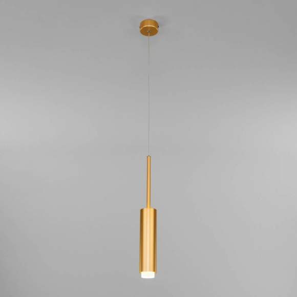 Подвесной светодиодный светильник Dante Eurosvet 50203/1 LED матовое золото (a051710) Подвесной светодиодный светильник Dante Eurosvet 50203/1 LED матовое золото (a051710)