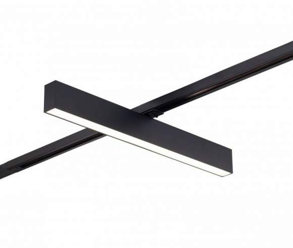 Однофазный LED светильник 20W 4000К для трека Denkirs DK6640-BK