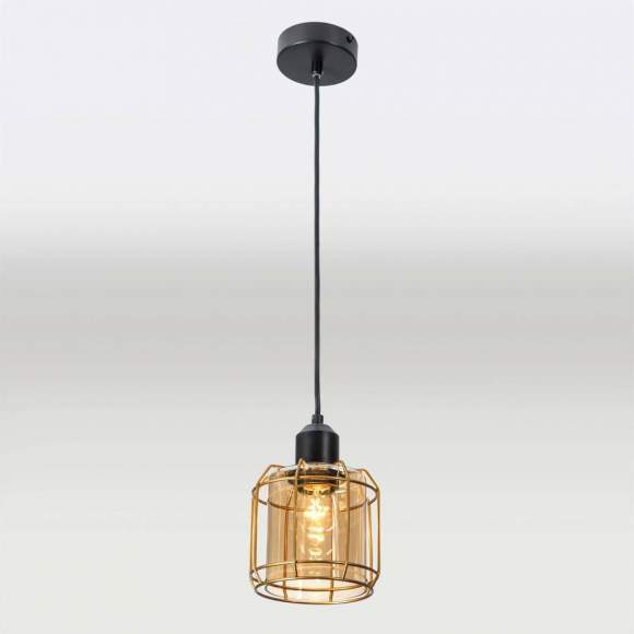 Подвесной светильник Citilux Таверна CL542212 Черный+Бронза Подвесной светильник Citilux Таверна CL542212 Черный+Бронза