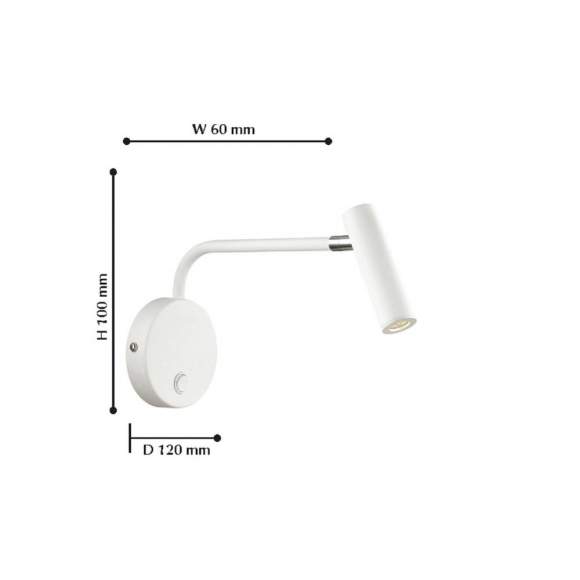 1961-1W Светодиодный спот Favourite Murum