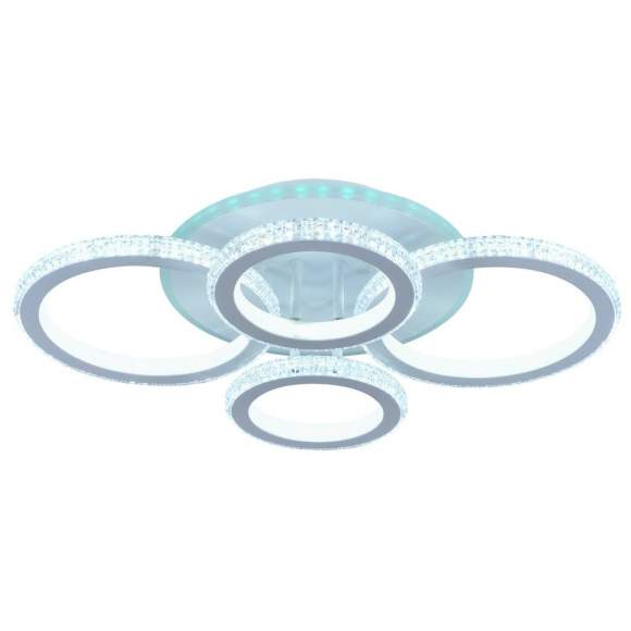 Люстра потолочная светодиодная с пультом ДУ Profit Light 8017/2+2 WHT 168W+8W RGB Люстра потолочная светодиодная с пультом ДУ Profit Light 8017/2+2 WHT 168W+8W RGB