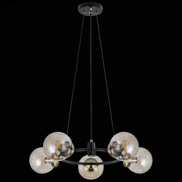 Люстра подвесная Citilux Планета CL105155 Венге+Бронза