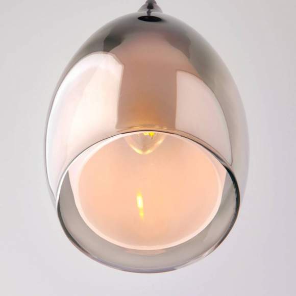 50085/1 черный жемчуг Подвесной светильник со стеклянным плафоном Eurosvet Cosmic