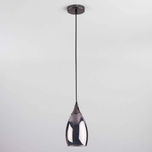 50085/1 черный жемчуг Подвесной светильник со стеклянным плафоном Eurosvet Cosmic