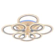 Люстра светодиодная с пультом ДУ Profit Light 8003/4+4 WHT 144W+11W RGB