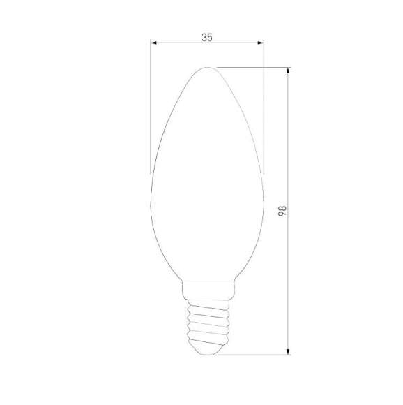 Филаментная светодиодная лампа E14 7W 4200K (белый) С35 Elektrostandard BLE1412 (a049116) Филаментная светодиодная лампа E14 7W 4200K (белый) С35 Elektrostandard BLE1412 (a049116)