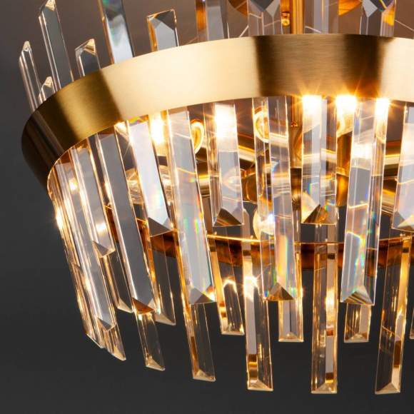 Потолочная люстра Евросвет Steccato 10111/5 золотая бронза / прозрачный хрусталь Strotskis (a047846) Потолочная люстра Евросвет Steccato 10111/5 золотая бронза / прозрачный хрусталь Strotskis (a047846)